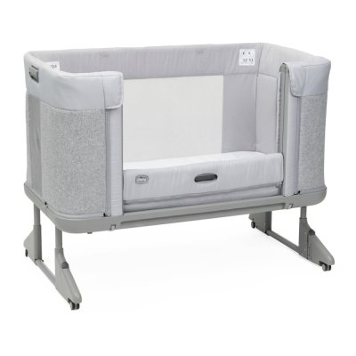 CHICCO Bed Next2Me Forever Ash Grey Monkey Mum