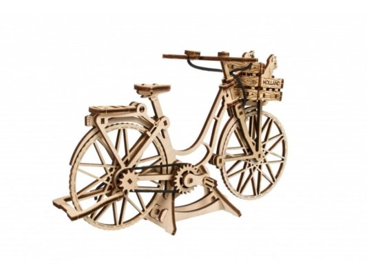 Ugears Puzzle 3D de madera mecánico Bicicleta Holandesa