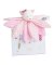 Doudou Presentförpackning - mjuk snuttefilt rosa katt 26 cm