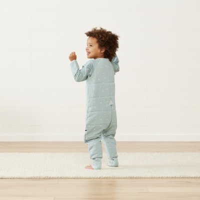 ERGOPOUCH Kombinezon do spania z bawełny organicznej Onesie Sage 12-24 m, 2,5 tog
