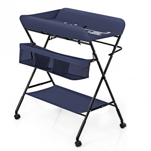 Portable Changing Table - Blue