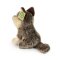 Rappa Pluche wolf zittend 18 cm ECO-FRIENDLY