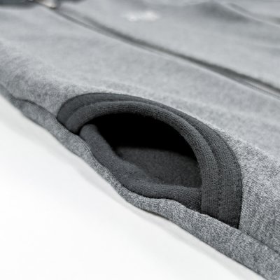 Camisola REFLEX smyk com fecho Outlast® - cinzento escuro mesclado