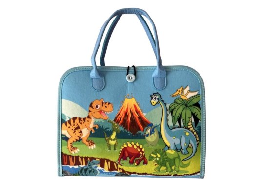 2Kids Toys Senzorična busy knjiga Dinozavri 3