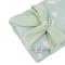 EKO Musselin Puckdecke mit herausnehmbarer Kokosnusseinlage Dogs Muselin Mint 75x75 cm