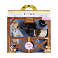 Lottie Puppe Jockey mit Pferd