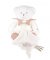 Doudou Conjunto Presente Ursinho de Peluche com Mantinha 30 cm rosa