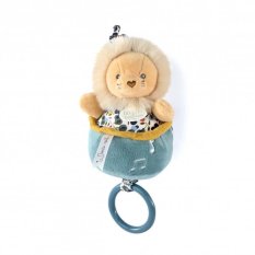 Doudou Ajándékkészlet - Plüss oroszlán, dallamot játszik, 20 cm
