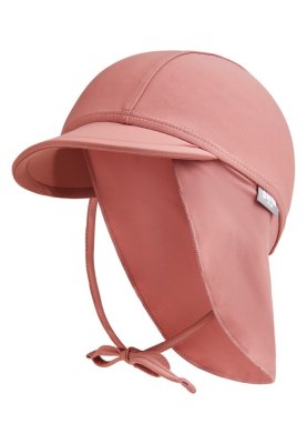 STERNTALER Czapka do wody z osłoną na szyję, wiązana, z filtrem UV 50+, różowa dziewczynka, 49 cm-12-18