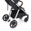 PETITE&MARS Sports stroller Royal2 Silver Perfect Black + PETITE&MARS bag Jibot FREE