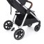 PETITE&MARS Sportwagen Royal2 Silver Perfect Black + PETITE&MARS tas Jibot GRATIS