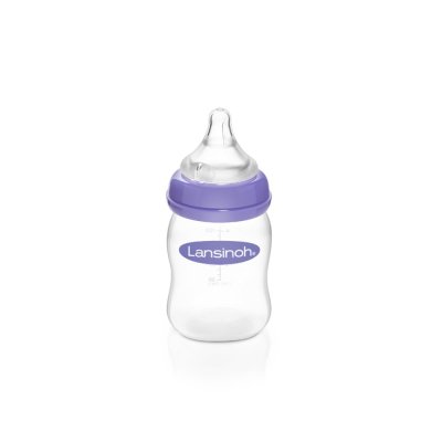 LANSINOH Babyflasche mit NaturalWaveTM-Sauger (M) 240 ml