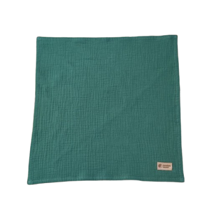 Muslinska plenica Monkey Mum® - Temno zelena