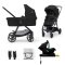 KINDERKRAFT Kombikinderwagen 4in1 Newly Classic Black + Mink PRO