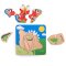 Bigjigs Toys Vstavljanka življenjski cikel metulja