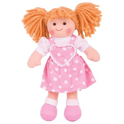 Bigjigs Toys Lalka szmaciana Ruby 28 cm