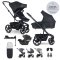 EASYWALKER SET Kinderwagen 4in1 Harvey⁵ Midnight Black XXL RWS + CYBEX Aton B2 i-Size