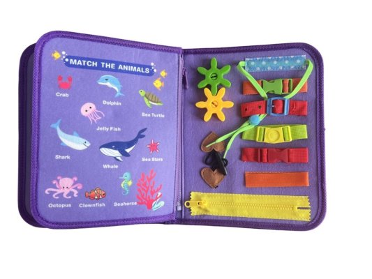 2Kids Toys Senzorična busy knjiga Morske deklice