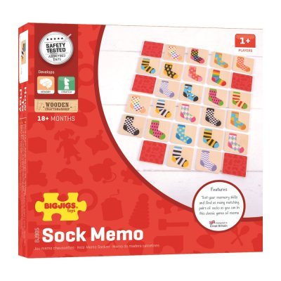 Bigjigs Toys Skarpetkowe memo