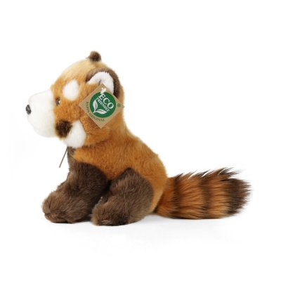Rappa Pluche rode panda zittend 18 cm ECO-FRIENDLY