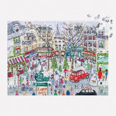 Galison Folie Puzzel Michael Storrings Kerstmis Parijs 1000 stukjes