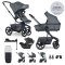 EASYWALKER SET Kinderwagen 4in1 Harvey⁵ Premium Mineral Grey XXL RWS + CYBEX Aton B2 i-Size