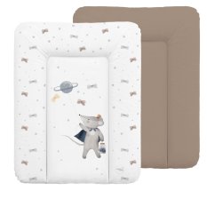 CEBA BABY Podložka prebaľovacia mäkká malá (50x70) Basic Cosmic Mouse