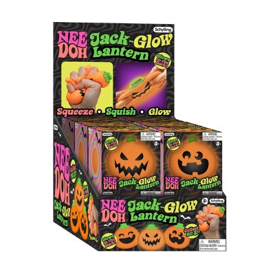 Schylling NeeDoh Zucca di Halloween che si illumina al buio