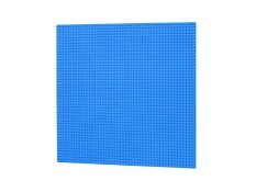 L-W Toys Grande plaque de construction 50x50 plots bleue
