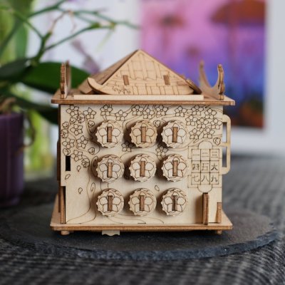 EscapeWelt Puzzle di legno Casa del Drago