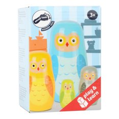 small foot Matrioșka Familia de bufnițe