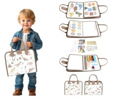 2Kids Toys Senzorična busy knjiga Dinozavri 1