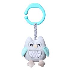 BABYONO C-ring vibrating toy owl Sofia blue