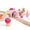 Bigjigs Rail Drewniana kolejka ośmiornica dla księżniczek 35 elementów