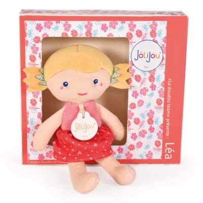 Doudou Jolijou Lalka Léa 16 cm różowa