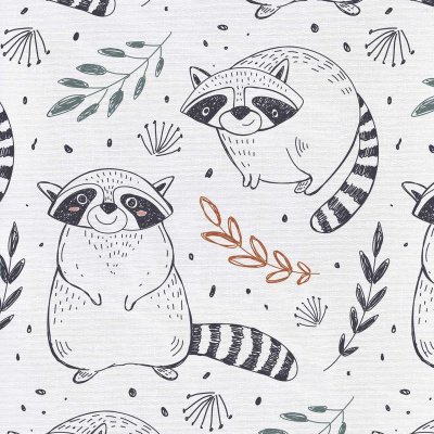 CEBA BABY Wickelunterlage Reise (40x60) Raccoon