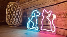 2Kids Toys LED NEON LIGHT lampka Pies