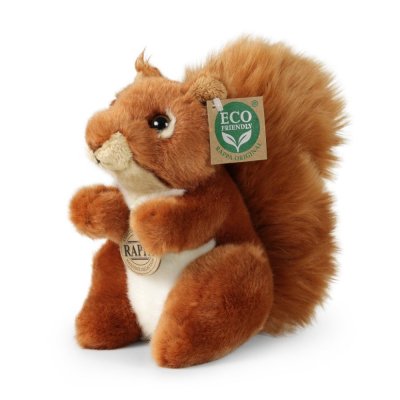 Rappa Esquilo de Pelúcia Sentado 18 cm ECO-FRIENDLY