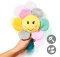 BABYONO Rattle leksak Rainbow Flower