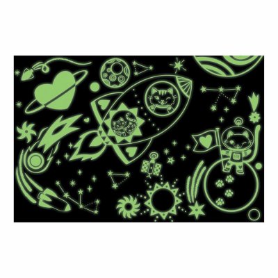 Mudpuppy Puzzle Sogni Spaziali - si illumina al buio 100 pezzi