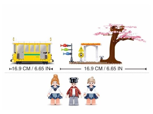 Sluban Girls Dream M38-B1018 Tramway urbain