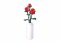 Sluban Flowers M38-B1101-04 Trandafir roșu în vază