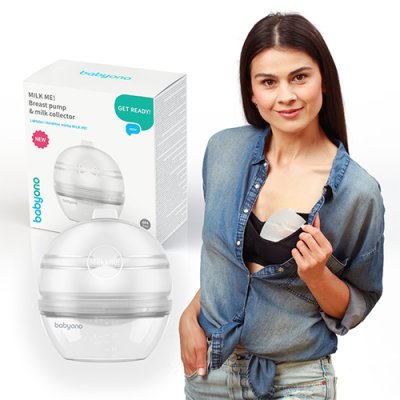 BABYONO Milk Me Tire-lait 2en1 et collecteur de lait maternel