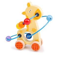 Bigjigs Baby Labyrinth auf Rädern Giraffe