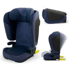KINDERKRAFT Autosedačka skládací Unity 2 I-Size (100-150 cm) Navy