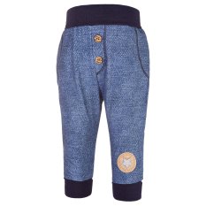 Pantalon de survêtement - chiné bleu