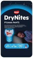 HUGGIES® DryNites Disposable diaper panties for boys 4-7 years (17-30 kg) 10 pcs