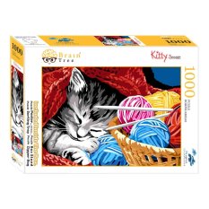 Brain Tree Puzzle Drowsy Kitten 1000 pieces