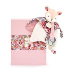 Doudou Zestaw prezentowy Zabawka z uchwytem na smoczek Jelonek Boh'aime 20 cm