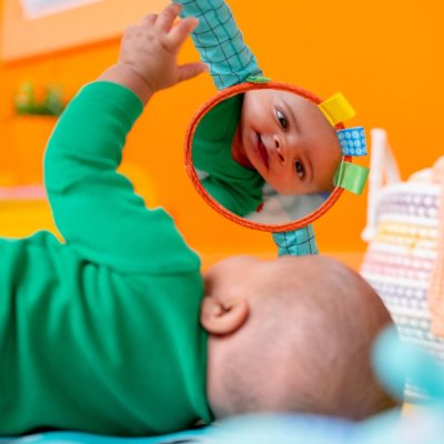 BRIGHT STARTS Hrací deka Wild Wiggles s aktivitami 0m+